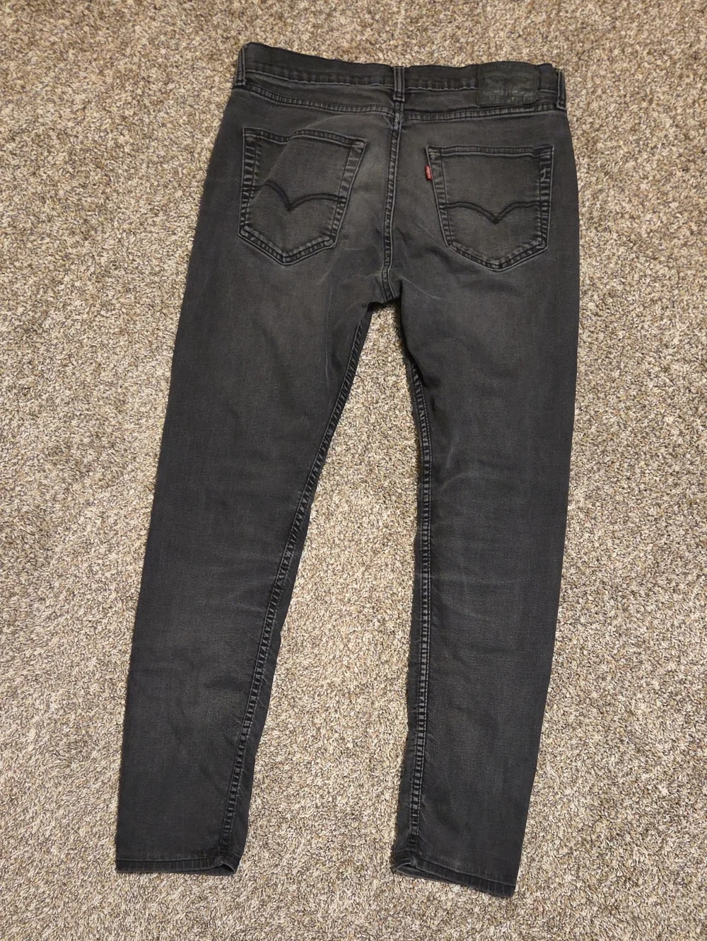 LEVI'S Men's 512 Slim Taper Jeans in Washed Black